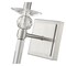 Z-Lite Ava 1 Light Wall Sconce, Brushed Nickel & White 804-1S-BN - alternate 2